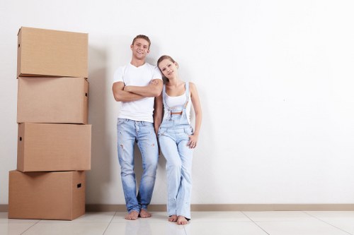Man with van removal service helping a move in Totteridge