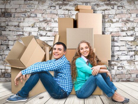 Careful loading of household items by a Totteridge moving service