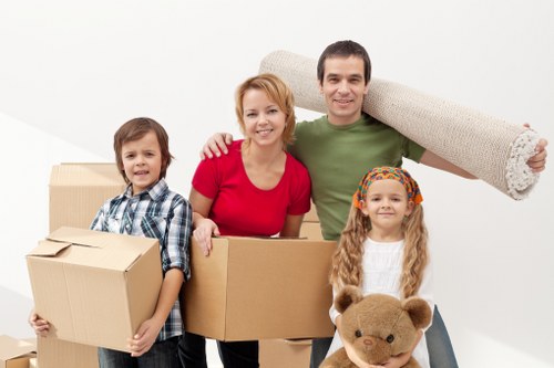 Preparation checklist and packing boxes for Totteridge removals